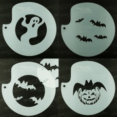 Senjo Airbrush Bodyart Stencil Halloween set 5 pcs, TST1003165